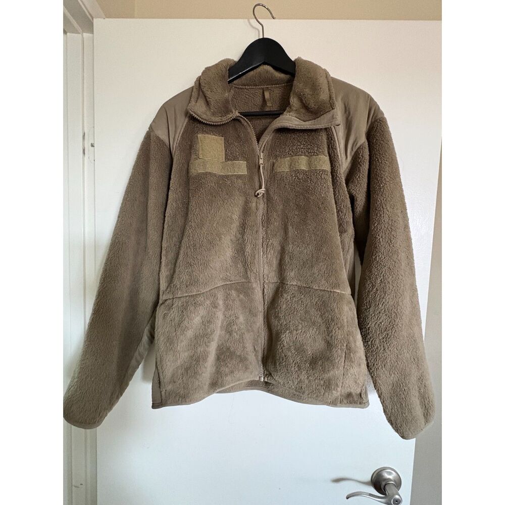 Authentic US Military Gen III Level 3 Polartec Fleece Jacket Coyote Tan Sm Short